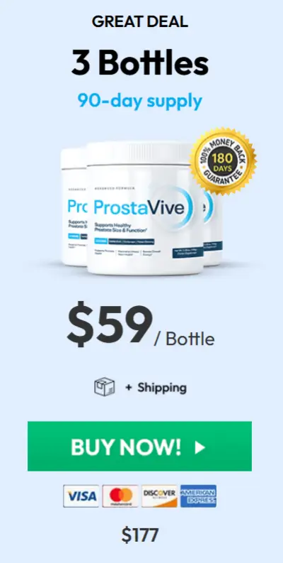 ProstaVive 3-Bottle 90-Day Supply